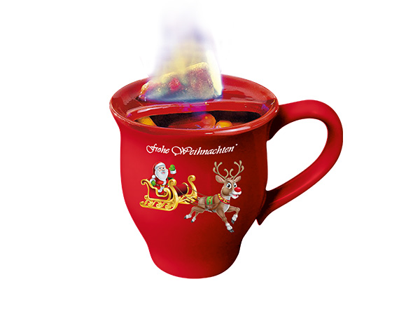Feuerzangenbecher, rot
